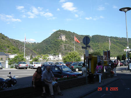 01324 VIEW FROM ST GOAR IN RHINE VALLEY