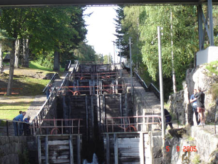 01436 TELEMARK CANAL LOCKS, NORWAY