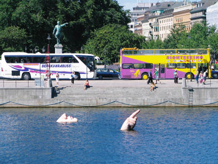 Even the buses point the right way