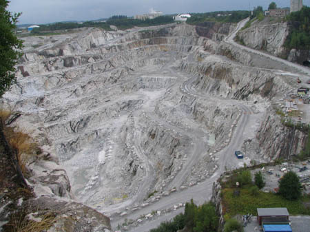 Limestone mine Lappeenranta