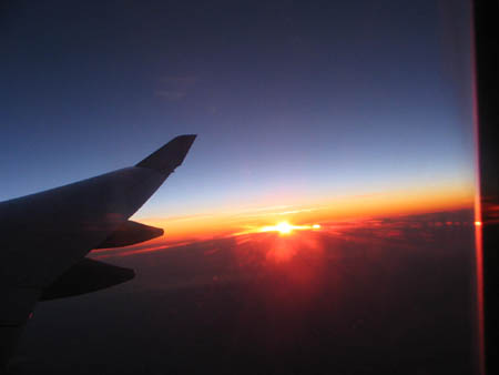 Sunrise over Germany