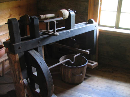 Wooden Treadle lath